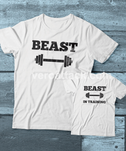 Beast-Beast inTraining Couple adult kids Tshirt