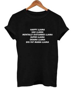 Happy Llama Sad Llama T Shirt Size S,M,L,XL,2XL,3XL