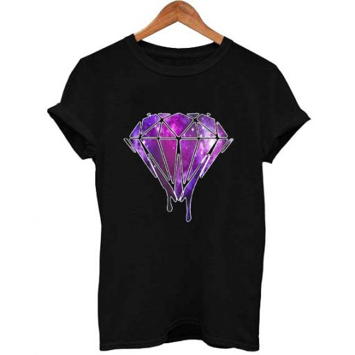 Melting Galaxy Diamond T Shirt Size S,M,L,XL,2XL,3XL