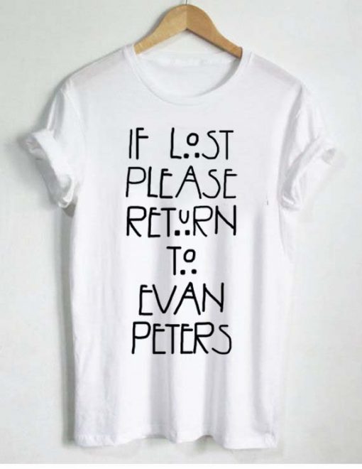 evan peters T Shirt Size S,M,L,XL,2XL,3XL
