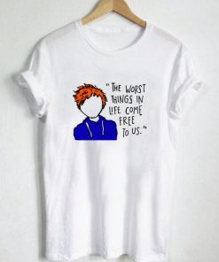 Ed Sheeran lyric cartoon T Shirt Size S,M,L,XL,2XL,3XL