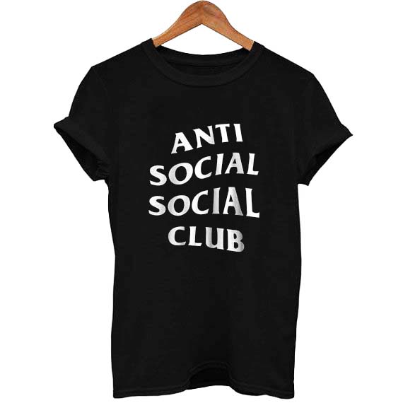 anti social T Shirt Size S,M,L,XL,2XL,3XL