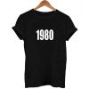 1980 T Shirt Size S,M,L,XL,2XL,3XL