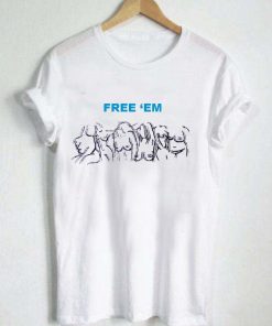 free 'em T Shirt Size S,M,L,XL,2XL,3XL