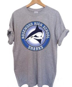 rosewood high school sharks T Shirt Size S,M,L,XL,2XL,3XL
