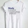 study T Shirt Size XS,S,M,L,XL,2XL,3XL