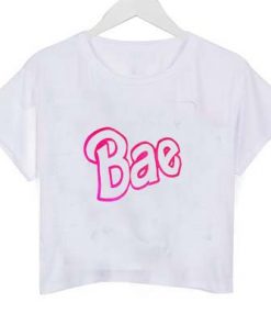 BAE crop shirt graphic print tee for women