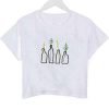 plant in bottle crop shirt graphic print tee for women