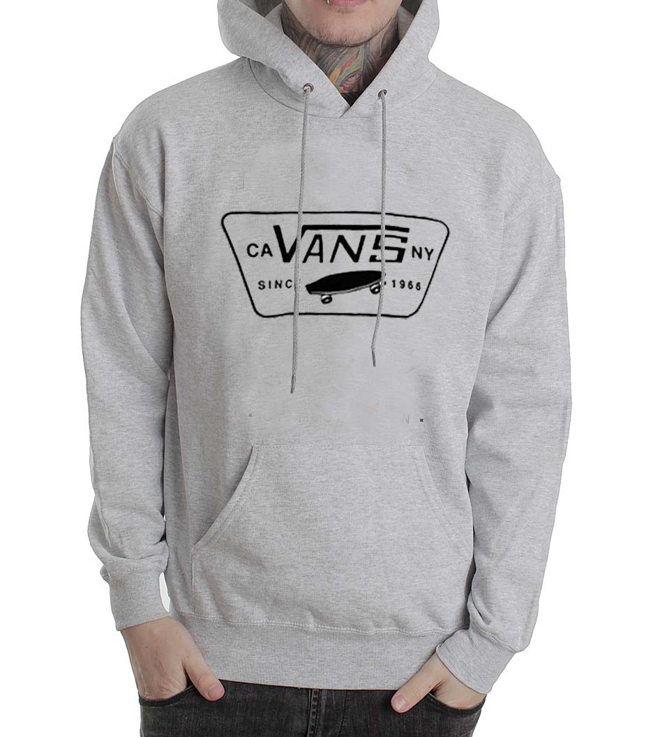 grey vans hoodie