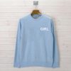 girl light blue Unisex Sweatshirts