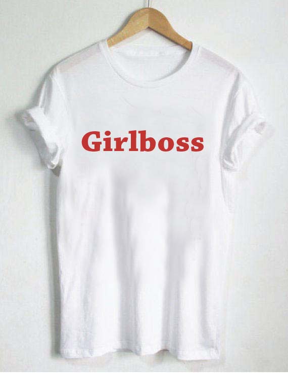 t shirt girl boss