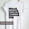 mike lucas dustin eleven will T Shirt Size XS,S,M,L,XL,2XL,3XL