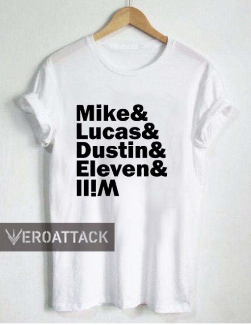 mike lucas dustin eleven will T Shirt Size XS,S,M,L,XL,2XL,3XL