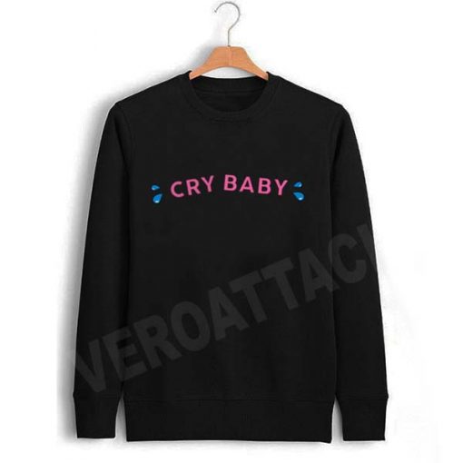 cry baby cute new Unisex Sweatshirts