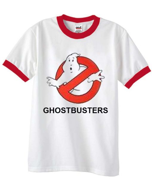 ghostbusters new unisex ringer tshirt.available size S,M,L,XL,2XL,3XL