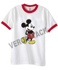 mickey mouse vintage unisex ringer tshirt.available size S,M,L,XL,2XL,3XL
