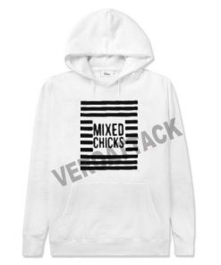 mixed chicks white color Hoodies