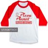 pizza planet raglan unisex tee shirt for adult men and women