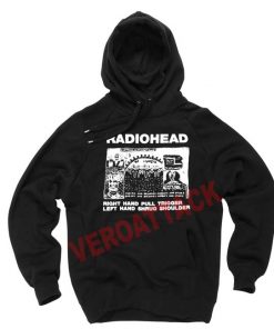 radiohead cover quote black color Hoodies
