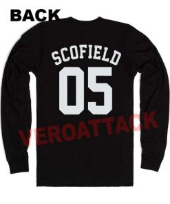 scofield 05 jersey adult Long sleeve T Shirt