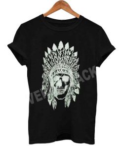 skull indian T Shirt Size XS,S,M,L,XL,2XL,3XL