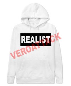 realist white color Hoodies