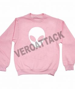 alien face light pink Unisex Sweatshirts
