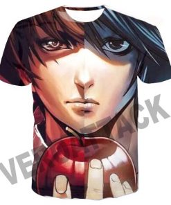 death note full print graphic shirt
