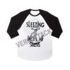 sleeping with sirens anchor raglan unisex tee shirt for adult men and women