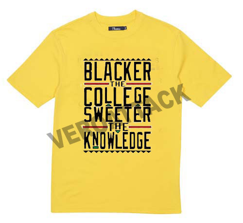 blacker the college T Shirt Size XS,S,M,L,XL,2XL,3XL