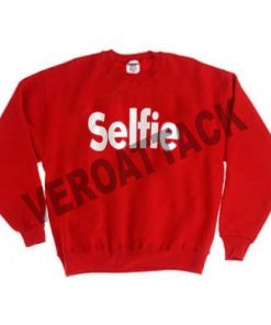selfie red Unisex Sweatshirts