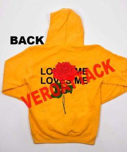 love me love me not roses yellow gold color hoodie