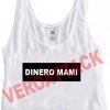 dinero mami crop top graphic print tee for women