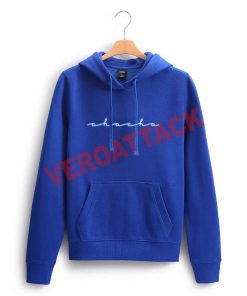 chacha blue color Hoodie