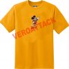 mickey mouse cute gold yellow color T Shirt Size S,M,L,XL,2XL,3XL