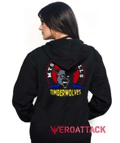 Mystic Falls Timberwolves Black Color Hoodie