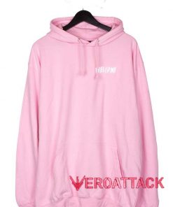Welcome Light Pink Color Hoodie
