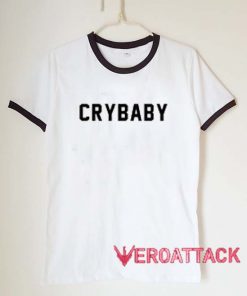 Cry Baby unisex ringer tshirt