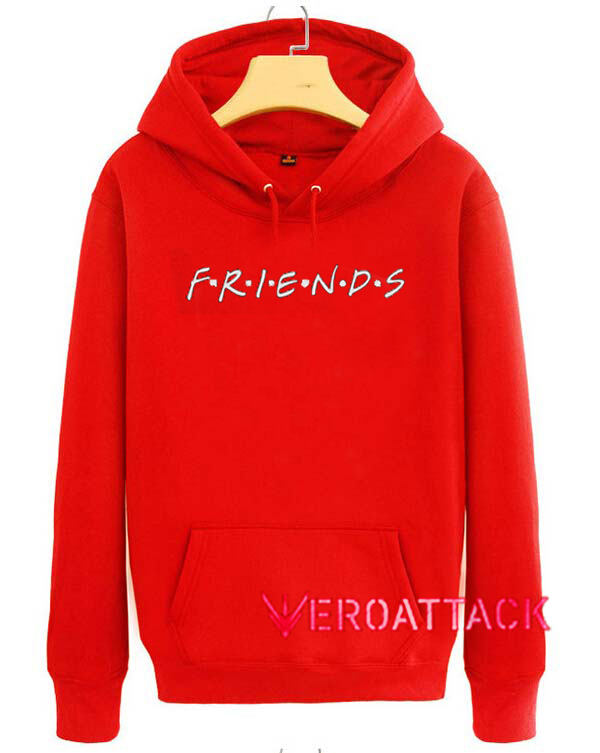 Friends TV Show Red Color Hoodie
