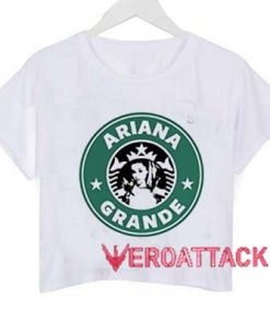 Grande Bucks crop shirt graphic print tee for women