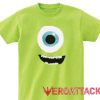 Monster Inc face light Green T Shirt Size S,M,L,XL,2XL,3XL