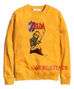 The Legend Of Zelda a Link To The Past gold yellow Unisex Sweatshirts