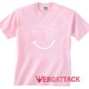 Flower Eye Smile light pink T Shirt Size S,M,L,XL,2XL,3XL