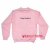 Happy Thoughts light pink Unisex Sweatshirts