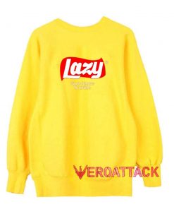 Lazy Sour Creme & Onion Yellow Unisex Sweatshirts