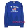 Los Angeles California West Coast USA Blue Unisex Sweatshirts