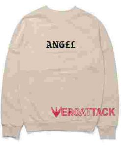 Angel Font Cream Unisex Sweatshirts