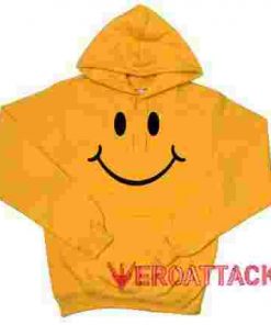 Happy Face Gold Yellow color Hoodies