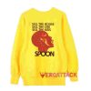 Spoon Yellow Unisex Sweatshirts