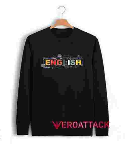 English Website Banner Unisex Sweatshirts